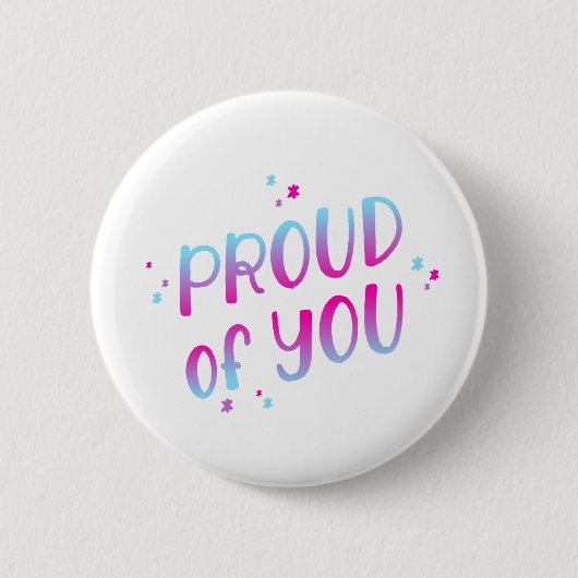 Trouw aan jou ronde button 5,7 cm (Voorkant)