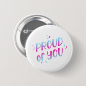 Trouw aan jou ronde button 5,7 cm (Voorkant /achterkant)