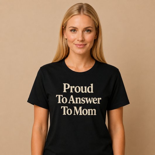 Trouw aan mama t-shirt