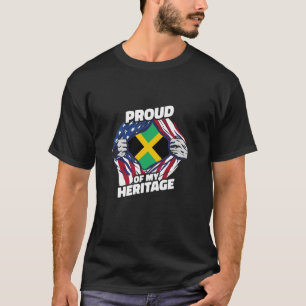 Trouw aan mijn afkomst - Patriotistische Jamaicaan T-shirt