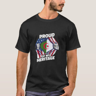 Trouw aan mijn afkomst - Patriottische Algerijns-A T-shirt