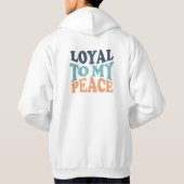 Trouw aan mijn vredesmannen Hoodies (Achterkant)