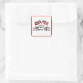 Trouw aan Noorse Amerikaanse Stickers (Tas)