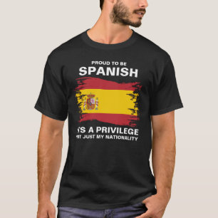 Trouw aan Spanje, het is een voorrecht T-shirt