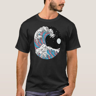 Trouw aan transgender LGBTQ Trans-vlag LGBT Japans T-shirt