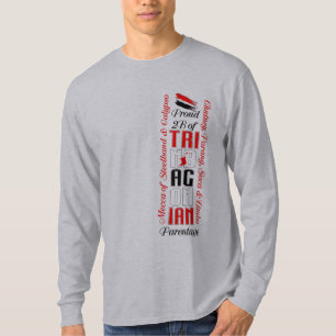 Trouw aan Trinbagoniaanse afkomst T-shirt