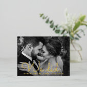 Trouw Aankondiging na Elopement (Staand Voorkant)