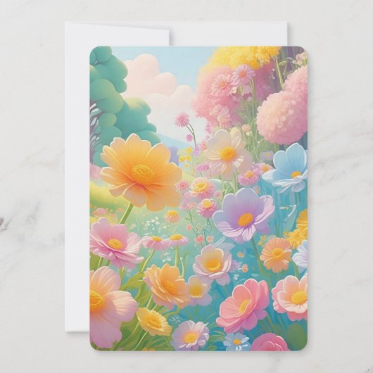 " TROUW AANKONDIGING UITNODIGING " (Achterkant)