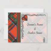 Trouw Aankondiging Uitnodiging Royal Stewart (Voorkant)