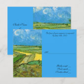 trouw-acceptatiekaart uitnodiging briefkaart (Voorkant / Achterkant)