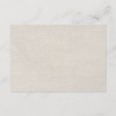 Trouw Accommodatiekaart Strand Bruiloft met Zands  Informatiekaartje (Achterkant)