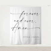 Trouw Achtergrond met Citaat 'Tot in Euwigheid, Am Wandkleed (Voorkant)