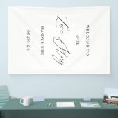 Trouw Achtergrond Welkom Spandoek (Beurs)