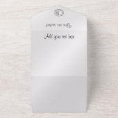 Trouw all in one uitnodiging (Buitenkant)