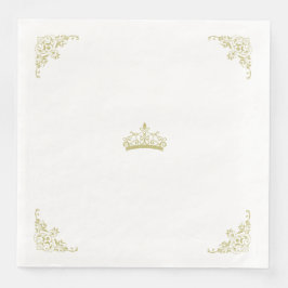 Trouw antieke bloem ornament klassieke uitnodiging servet