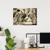 Trouw Antieke Bruid Vintage Poster (Thuiskantoor)