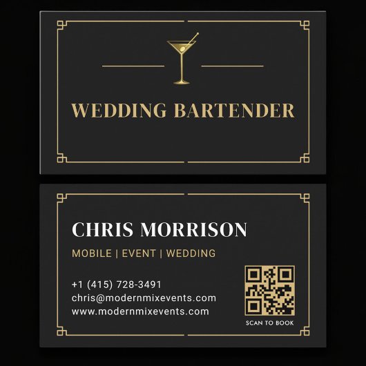 Trouw Barman QR Code Professioneel Visitekaartje