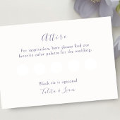 Trouw Blank Kleding Kledij Pastels  Informatiekaartje