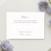 Trouw Blank Kleding Kledij Pastels  Informatiekaartje