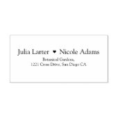 Trouw bloemen Navy Blauwe Oranje Lente Tulpen Zelfinktende Stempel (Design)