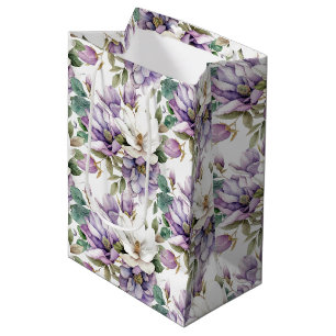 Trouw bloemenprint cadeautas