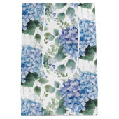 Trouw bloemenprint cadeautas (Achterkant)
