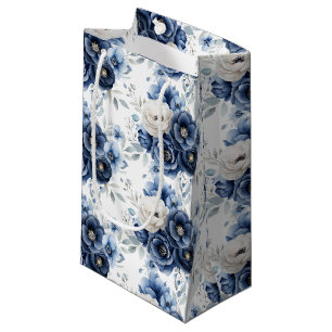Trouw bloemige print cadeautas