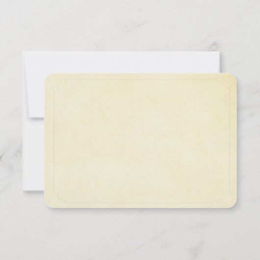 Trouw Bloemige Tak RSVP Kaart (Achterkant)