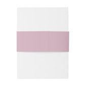 Trouw Blush Roze Uitnodigingen Wikkel (Achterkant Voorbeeld)