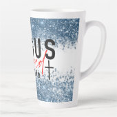 Trouw brouwsel: Jezus redde mijn leven Latte Mok (Rechts)