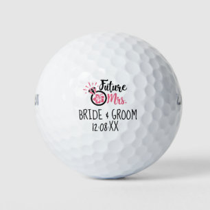 Trouw Bruid & Bruidegom  Bruidsfeest Golfballen
