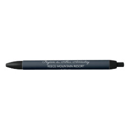 Trouw Bruid Bruidegom Gast Cadeau Marineblauw Zwarte Inkt Pen