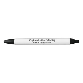Trouw Bruid Bruidegom Gast Cadeau Zwarte Inkt Pen