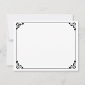 Trouw Bruid Bruidegom Jonggehuwden Snijden de Taar Aankondiging (Achterkant)