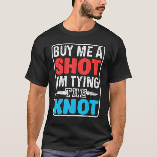 Trouw Bruid en Bruidegom Bachelorfeest T-shirt