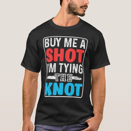 Trouw Bruid en Bruidegom Bachelorfeest T-shirt (Voorkant)