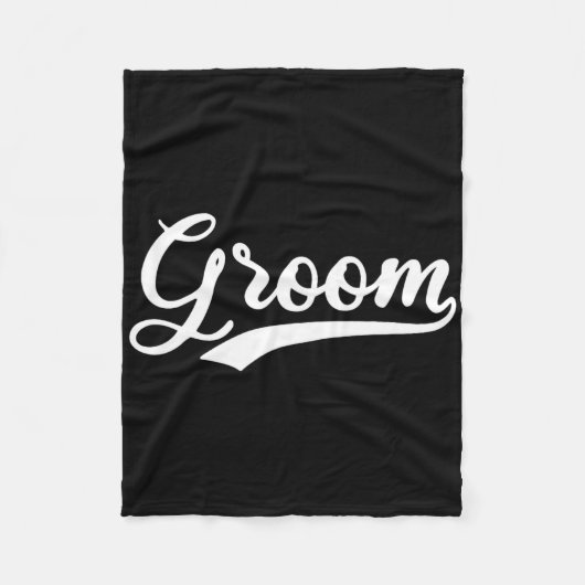 Trouw bruid en bruidegom gereedmaken komt overeen fleece deken (Voorkant)