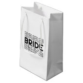 Trouw Bruid Geschenk Tas Klein Cadeauzakje (Achterkant Gekanteld)