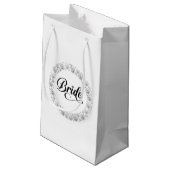 Trouw Bruid Geschenk Tas Klein Cadeauzakje (Achterkant Gekanteld)