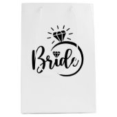 Trouw Bruid Geschenk Tas Medium Cadeauzakje (Voorkant)