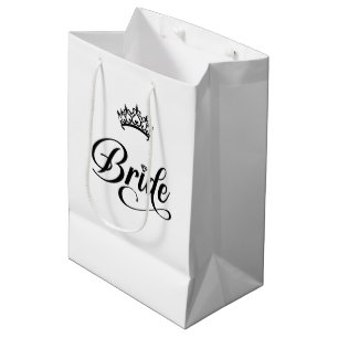 Trouw Bruid Geschenk Tas Medium Cadeauzakje