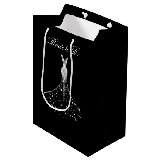 Trouw Bruid Totaal Cadeautas (Voorkant Gekanteld)