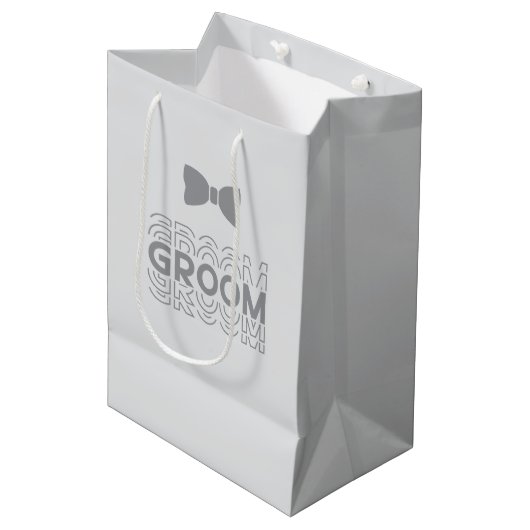 Trouw Bruidegom Cadeautas (Voorkant Gekanteld)