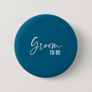 Trouw Bruidegom Huwelijk Bruidsfeest Jonggezellenf Ronde Button 5,7 Cm