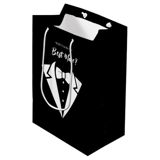 Trouw bruidsjonker cadeautas (Voorkant Gekanteld)