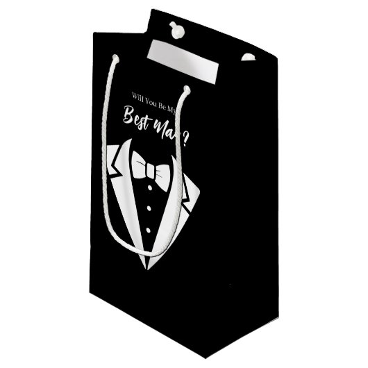 Trouw bruidsjonker cadeautas (Voorkant Gekanteld)