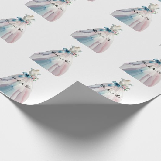 Trouw Bruidsjurk Bruid Binnenkort Cadeaupapier (Hoek)