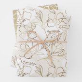 Trouw-, Bruidsmeisjesfeest Inpakpapier Set (In situ)