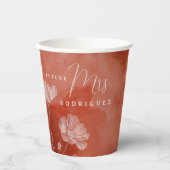 Trouw Bruidsmeisjespicknick Papieren Beker – Perso (Voorkant)