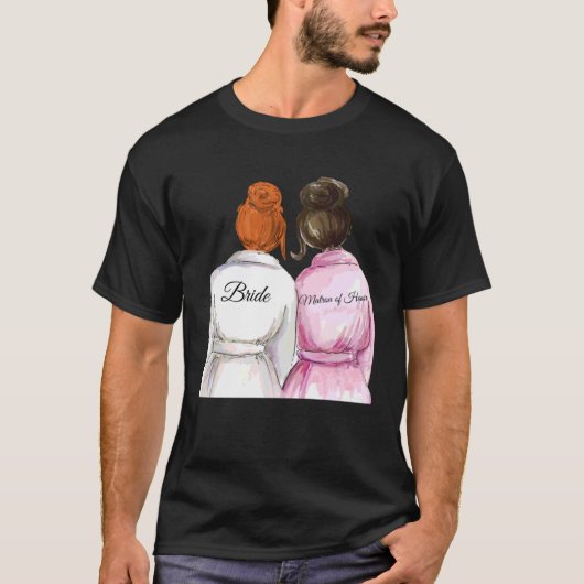 Trouw & Bruidsuitnodiging  Ere-matrones 5 T-shirt (Voorkant)